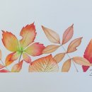 수성펜 수채화 이미지