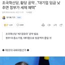 조국혁신당, 황당 공약...“대기업 임금 낮추면 정부가 세제 혜택” 이미지