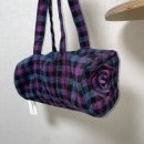 한국문구공업협동조합사옥 | 엔조블루스 피치 체크 더플 백 (Purple)