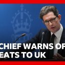 MI5 영국 국가정보원장, 영국에 대한 러시아,이란, AI의 위협을 경고하다 (MI5 chief warns of threats to U 이미지