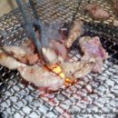간받이가 연탄불에