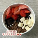 보쉬카서비스(오천점)20 | 순천디저트카페 요거트월드 순천오천점 상큼 달달한 딸기초코팅월드 후기
