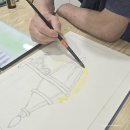 감성의 붓터치+ 수채화 이미지