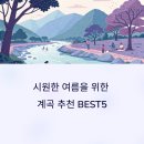 자연에 품 | 시원한 여름을 위한 계곡 추천 BEST5