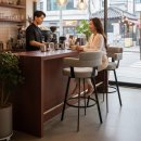 H1020 | 홈바부터 카페까지, 온움가구 스틸 바의자 패브릭 의자 추천