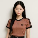 블루던 | [AI로 보는 룩북👕][아디다스 슬림 티셔츠 로즈브릭/블루던] 여름 꾸안꾸 코디 찰떡 추천 아이템✨