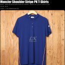 [품절] 몽클레어 숄더 삼선 PK 반팔티셔츠 블루 Moncler Shoulder Stripe PK T-Shirts 이미지