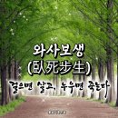 걸어야 산다 【와사보생 (臥死步生)】 이미지