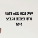 40대 식욕 억제 천연 보조제 효과와 후기 분석