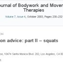 Activity modification advice: part II – squats. 크레이그 리벤슨 이미지