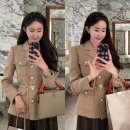 [오늘뭐입지] 모조에스핀 트위드 자켓 스커트 코디 고급스러운 데이트룩 호텔결혼식 하객룩