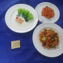 4조 가상두부 (家常豆腐)/청채크림소스 (奶油扒靑菜)/깐쇼새우 (乾燒明蝦) 이미지