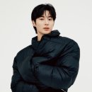 변우석 지오다노 26FW 나일론 먹넥 패딩 푸퍼, 브러시드 이지 와이드 치노 팬츠 이미지