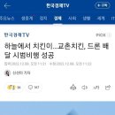 하늘에서 치킨이…교촌치킨, 드론 배달 시범비행 성공 이미지