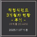 스마트앤밸류 | 적립식펀드 3개월차 현황_후기(25.11.07 기준)