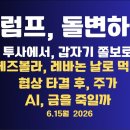 트럼프,돌변!/투사에서,갑자기 쫄보로/협상타결에 지나친 열의/헤즈볼라,레바논 날로 먹다/협상 타결 후,주가...6/15 오전 공병호TV 이미지