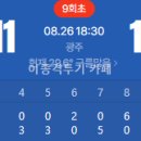 KIA vs 롯데 경기를 보는 야구 팬의 심정 이미지