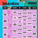 방금 공개된 2025 롤라팔루자 시카고 공연 일자별 타임테이블 이미지