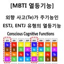 외향 사고(Te)가 주기능인 ESTJ, ENTJ 유형의 열등기능 이미지