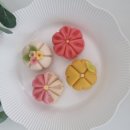 꽃 디저트 만들기 이미지
