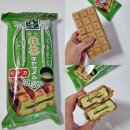 쿨링쿨링아이스크림할인점 | 모리나가 말차카라멜 모나카 맛 후기 (가격 영양성분 알레르기정보)