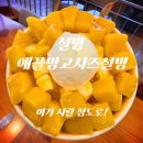 설빙 애플망고치즈설빙 후기｜이가 시릴 정도로 시원했던 여름 빙수