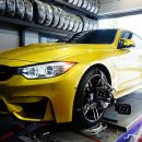 ＜산본스타일＞ 신차 M4 휠얼라이먼트!! BMW F82 M4쿠페 어댑티브서스펜션미옵션차량 휠얼라이먼트 이미지