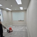 (주)장한관리공사 | [광주상가청소] 학원청소후기 - 공사분진부터 묵은때까지, 광택기로 새 건물처럼