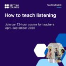 Teaching English: How to teach listening 이미지