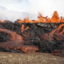 아이슬란드 파그라달스피알 화산의 새로운 분화(噴火) 이미지