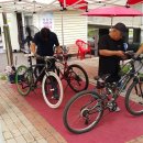 탄천 자전거 정비소 이미지