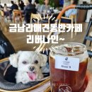 금남리강뷰애견동반카페_리버나인 디카페인커피도 맛있다 (강아지유모차무료대여,산책공간)