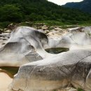 영월 무릉리 요선암 돌개구멍 이미지