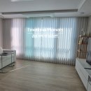 청주 모충동 트릴로채 집전체 커튼블라인드 도톰쉬폰으로 채광을 예쁘게