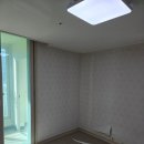 하나리움 퀸즈파크아파트 경로당 | 대구테크노폴리스 하나리움퀸즈파크 도배 잘 하는 곳 , 유가 25평 실크도배 시공 사례 거실 주방 벽면...