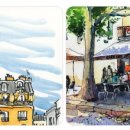 일상을 기록하는 어반 스케치 이미지