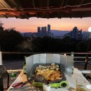 고사리 쉼터 | 서울 야장 삼겹살 맛집 &lt;용마쉼터&gt; 노을보며 삼겹살을 즐길 수 있는 상봉 망우 맛집