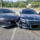 한내 | [청주/오창] 벤츠 S450(W223) 사고수리 후기: 한내1급공업사 대물처리로 유리막·발수코팅 보상까지...