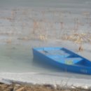 괜히 왔다 간다. 아사리밧 일 소 : 사진 양수리 두물머리 얼음 풍경 이미지