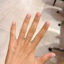 네일#그리고 | [서현네일] 내일그리고네일 하늘색 글리터젤 여름네일 후기