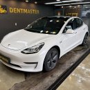마스터 테크니션 | 🚗 덴트마스터 용산 | 테슬라 모델3 앞범퍼 대물처리 + 뒤휀다 외형복원 (용산·여의도)