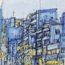 어반스케치, 수채화 이미지