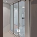 세븐일레븐 구미인의행복점 | 구미중문업체 인의대동다숲 아파트 현관 펠리즈도어에서 화이트 초슬림3연동도어로 시공 했어요!