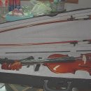 연습용(교육용)바이올린 4/4사이즈 팝니다.(보면대,활2개,브릿지2개,어깨받침,케이스..모두 포함) 이미지