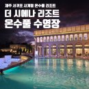 제주 더 시에나 리조트 부대시설 수영장 인피니티 야외 온수풀 풀파티