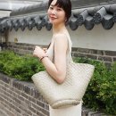 여름에 어울리는 투명 가죽백 | 드래곤 디퓨전 이고라 숄더백 펄 후기, 여름 코디 빅백 여자 가죽 가방 추천