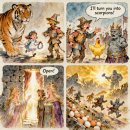 오즈독(OZ'dog) | [오즈의 오즈마 공주] Ozma of Oz 18장. 양철 나무꾼의 운명 👧🐔🫅🧑‍🌾🥚🔨