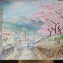 어반스케치, 수채화 이미지