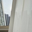 노블랜드 세탁 | 양산 대방노블랜드, 거실과 안방을 환하게 바꾼 도톰쉬폰커튼