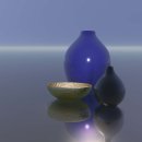 72번째 재미나는 천냥경매/작품명:blue vases with bowl/2006.08.01 오후3시 마감 이미지